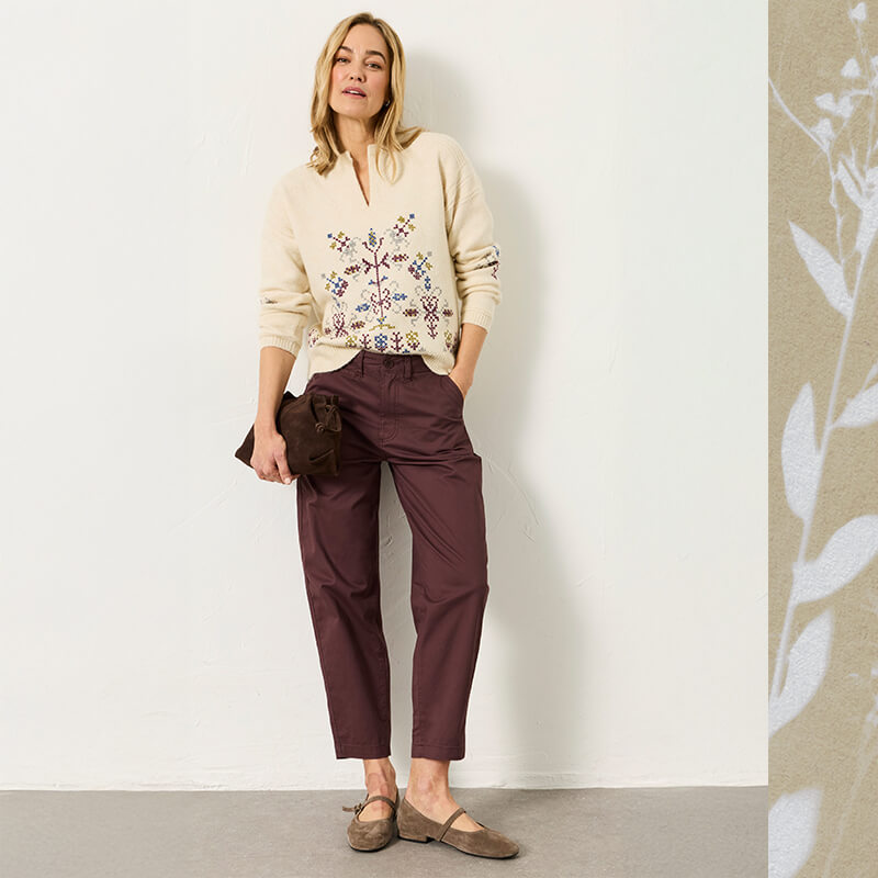 Shop cotton trousers